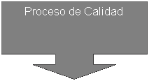 Globo: flecha hacia abajo: Proceso de Calidad 